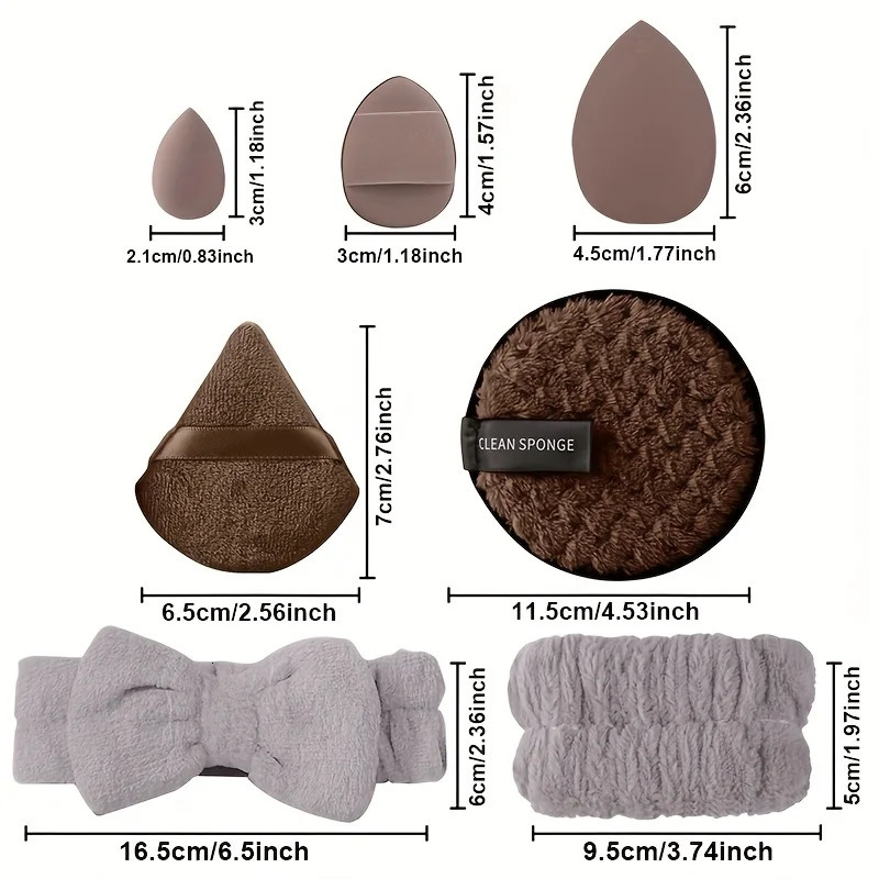 12/14Pcs Makeup Sponge Set Triangle Mini Blenders for Liquid Concealer Cover Blemishes/Spots 37 Effects All Skin Types 250625