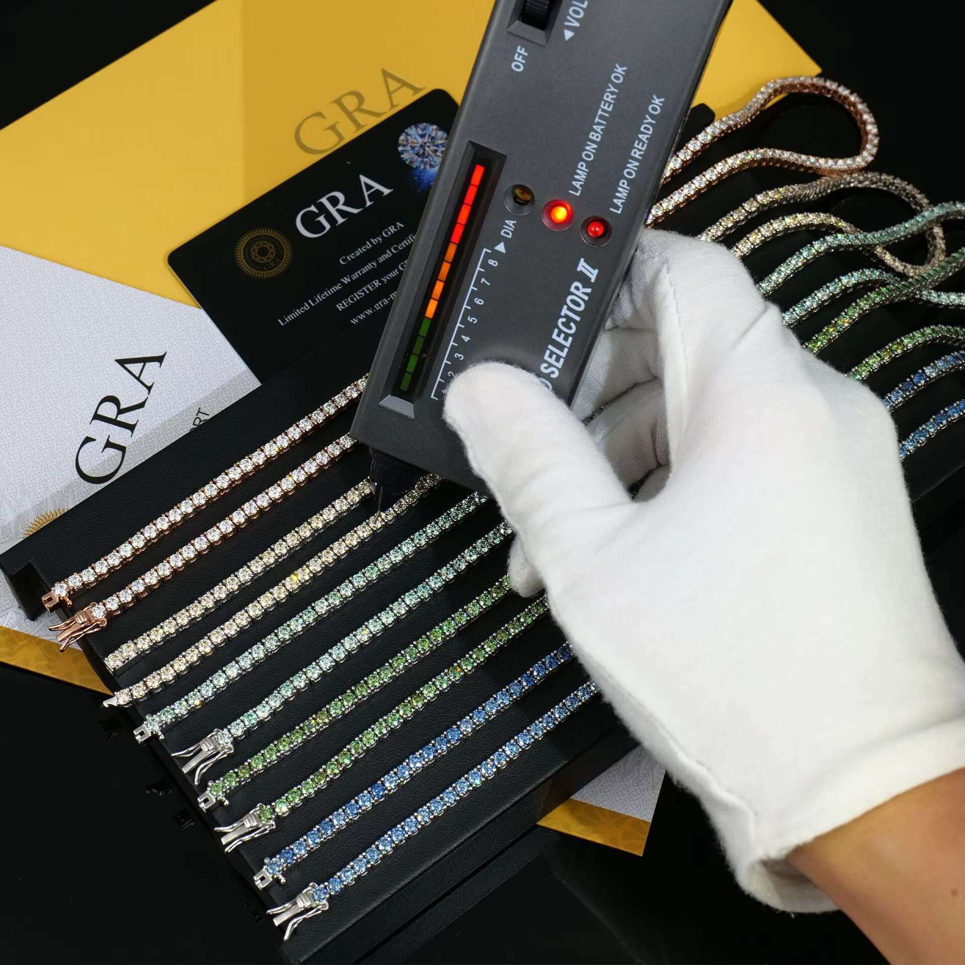 Luxury Men Women Hip Hop Iced Out Fine Jewelry 2MM 3MM 4MM 5MM Lab Diamond S925 Silver Vvs Moissanite Tennis Chain Necklace