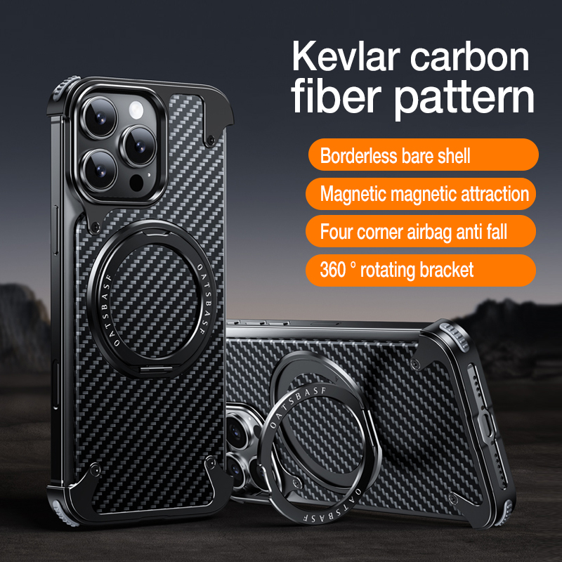 Kevlar Aramid Fiber Phone Case Carbon Fiber Wireless Cell Phone Case Suitable for iphone 16 pro, iphone16pro max Ultra-Thin Phone Case