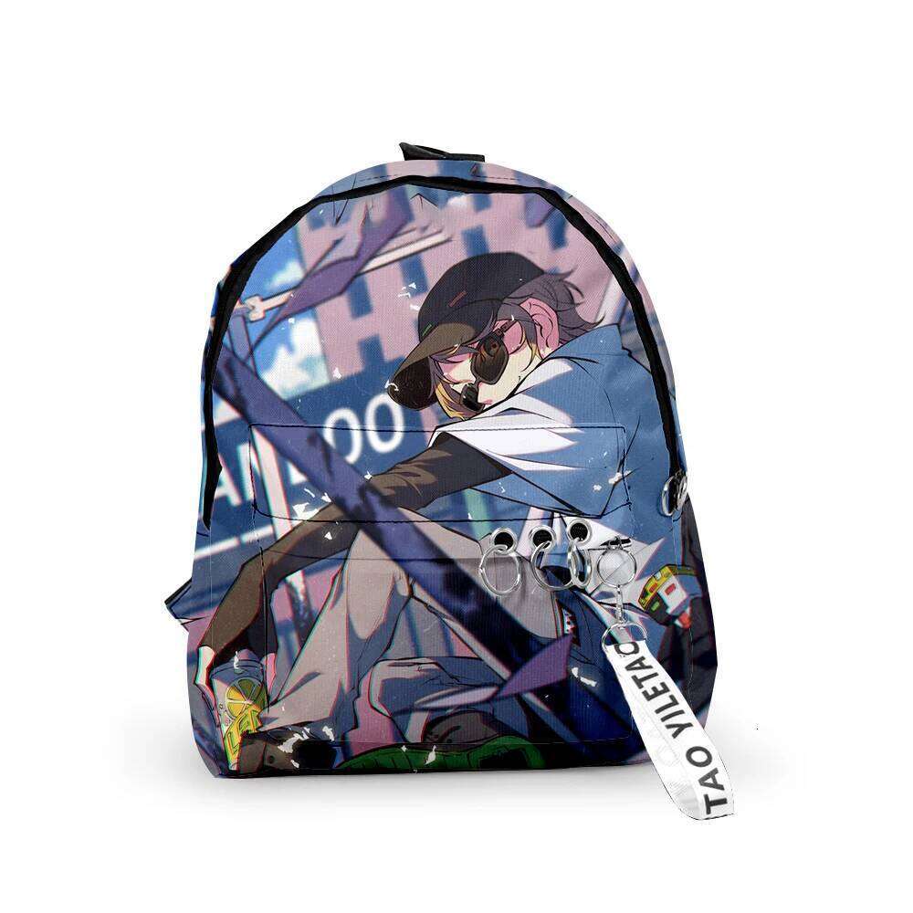 Novelty Dream Ranboo Boys/Girls pupil School Bags 3D Print Keychains Oxford Waterproof Cute Small Backpacks