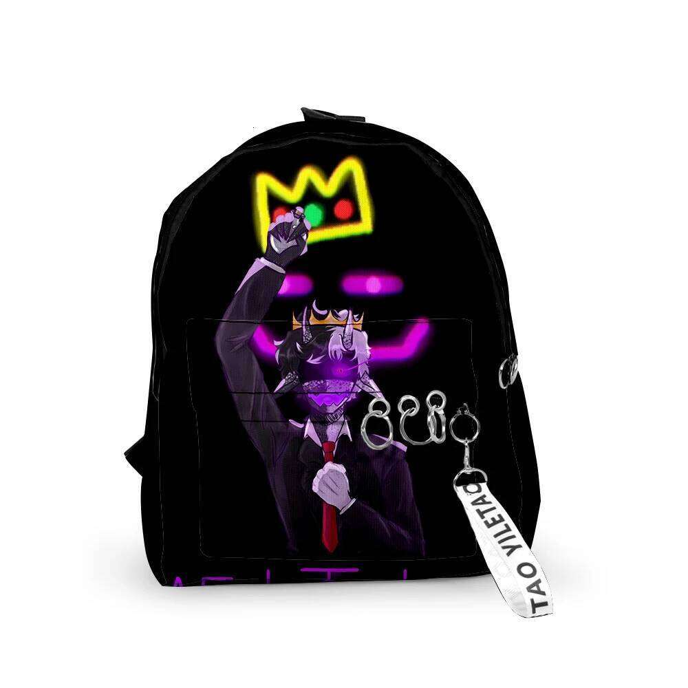Novelty Dream Ranboo Boys/Girls pupil School Bags 3D Print Keychains Oxford Waterproof Cute Small Backpacks