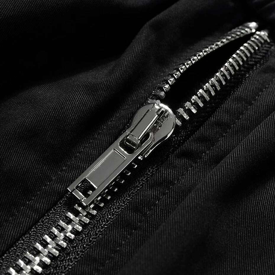 Men Cargo Summer Black Loose Casual Shorts Side Pocket Wide Leg Short Pants for Male