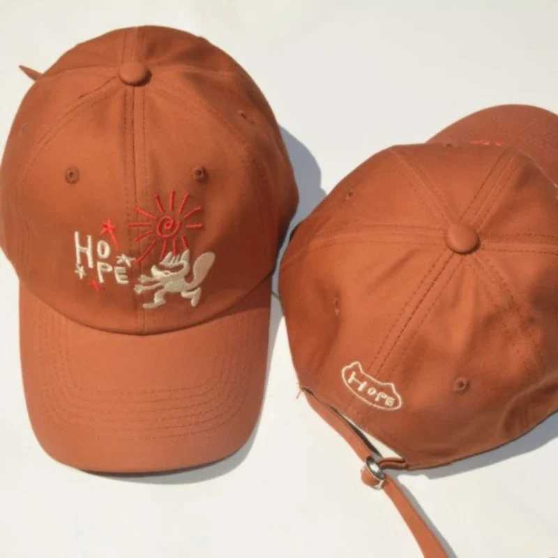 Kpop J-hope Baseball Cap on The Stage Concert Letter Embroidered Cap Trendy and Personali Duckbill Cap Fans Collection Hope X250704