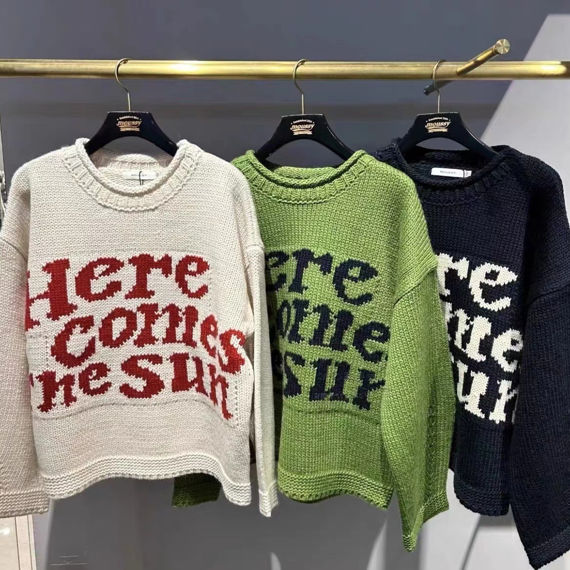 Orihara graphic printing Y2k knitted sweater hip-hop retro long sleeved fashionable punk streetwear Grunge Gothic Knitt Pullover 241014
