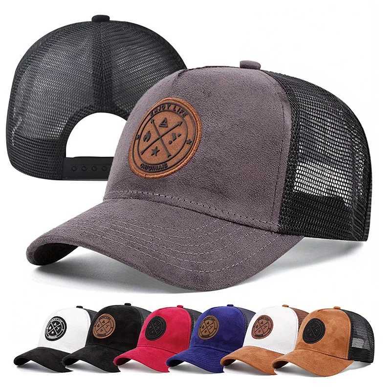 Summer Mesh Baseball Cap Wen Men ENJOY LIFE Letter Patch Snapback Hat Casual Breathable Unisex Street Hip Hop Trucker Caps X250704