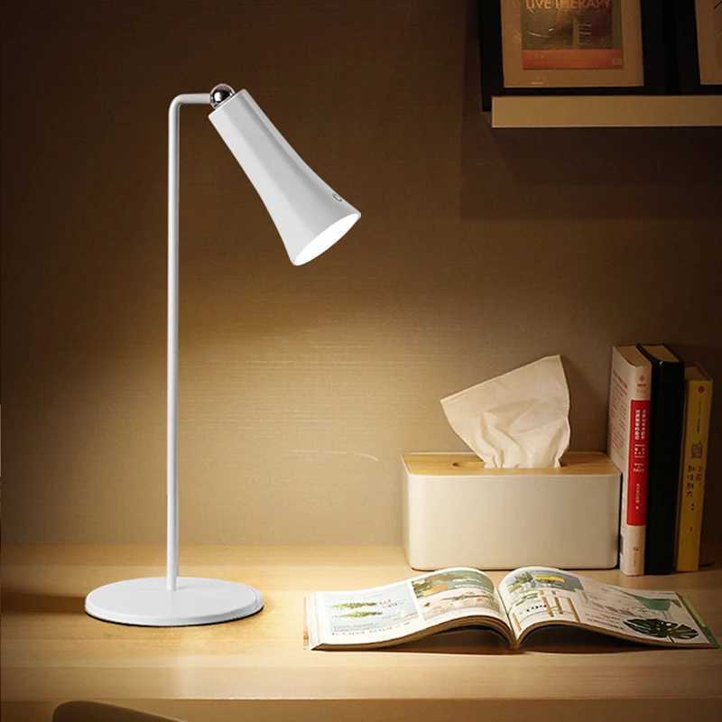 Desk Lamp Hanging Magnetic Table Lamp LED USB Rechargeable Stepless Dimming Cabinet Closet Wardrobe Night LightXJ250703