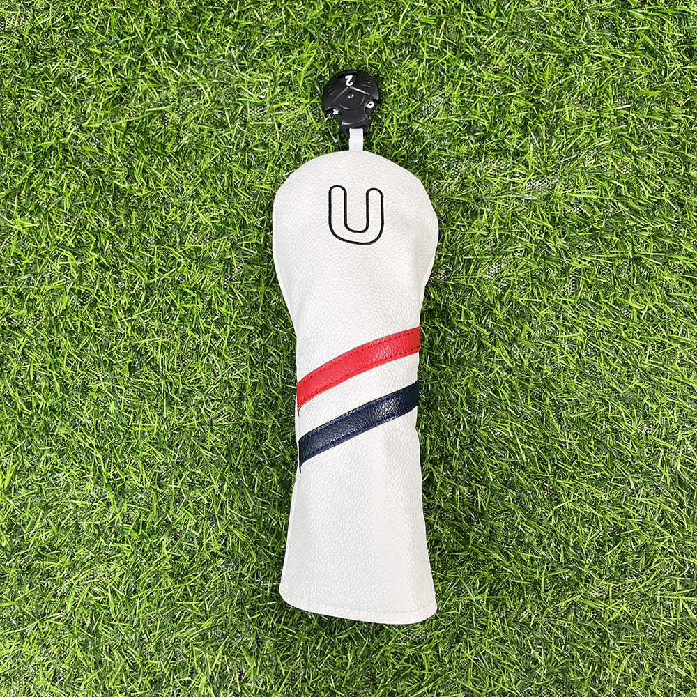 Simple atmosphere Golf Woods Headcovers Covers For Driver Fairway Clubs Set Heads PU Leather Unisex 240122