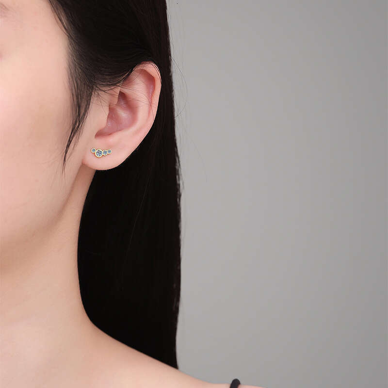 S925 S925terling S925ier INS925 S925tyle JapaneS925e and Korean S925imple 32 caratS925 MoiS925S925anite EarringS925 for Women 26c