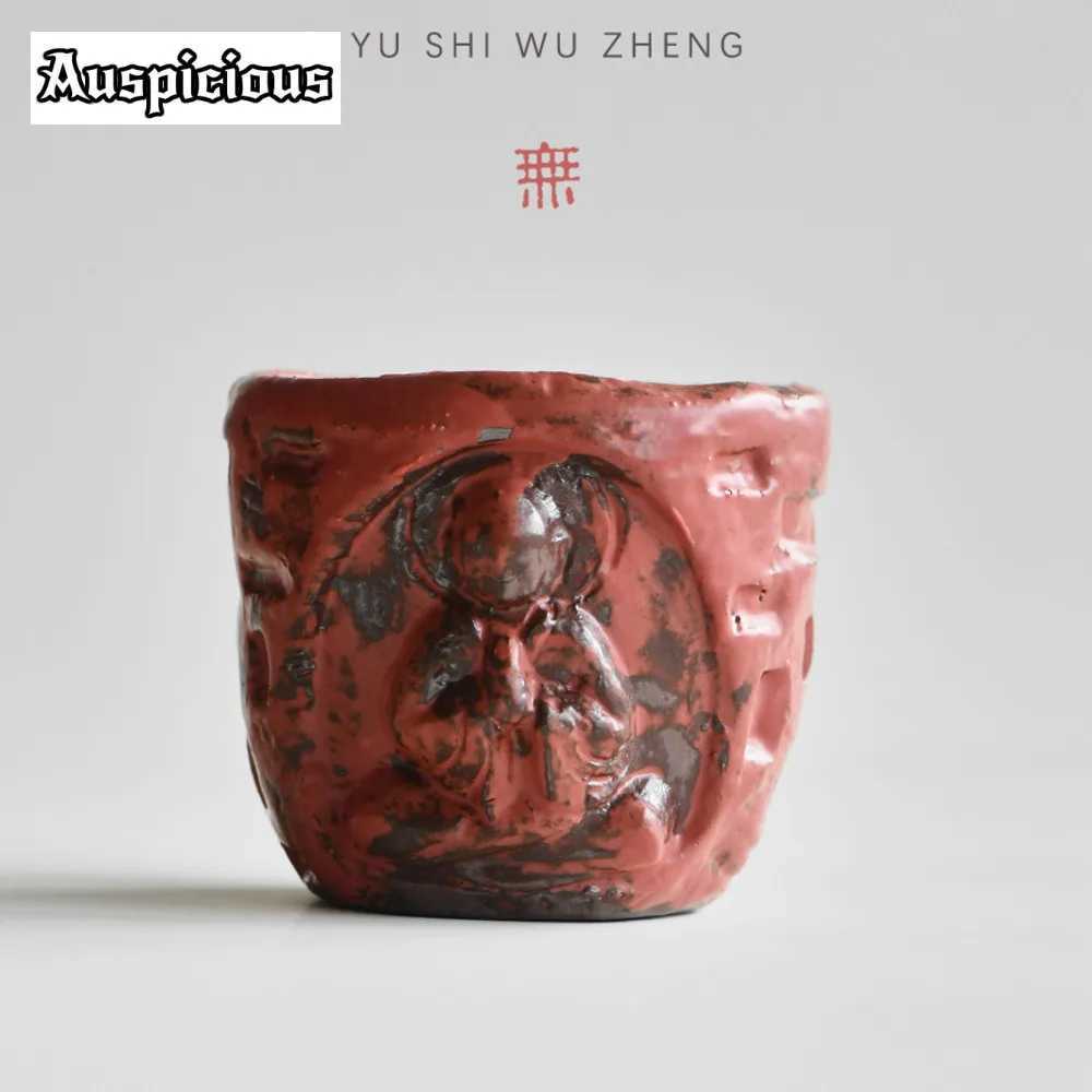 Handmade Buddha Rough Pottery Thread Incense Burners Creative Grottoes Aromatherapy Furnace Zen Incense Burner Holder Ornaments W250704