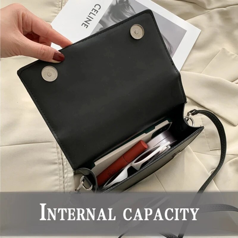 Fashion Brand Designer Women Shoulder Bag Small PU Leather Female Crossbody Bag Trend Classic Handle Handbag Women 01111