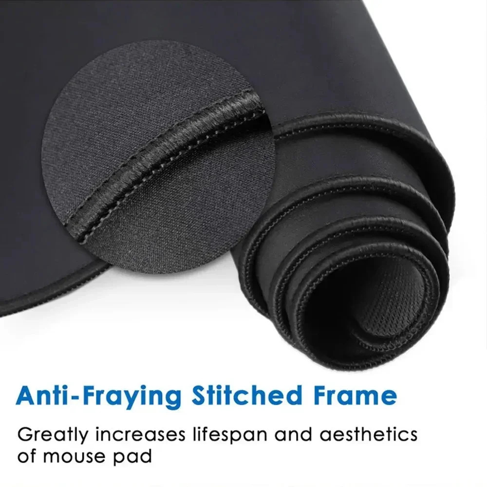 All Black Mouse Pad Water Proof Gaming Accessories Mause Ped 40x45 40x90CM Computer Desks Table Cushion Office Carpet Playmat 250703