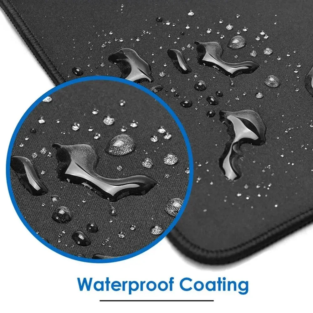 All Black Mouse Pad Water Proof Gaming Accessories Mause Ped 40x45 40x90CM Computer Desks Table Cushion Office Carpet Playmat 250703