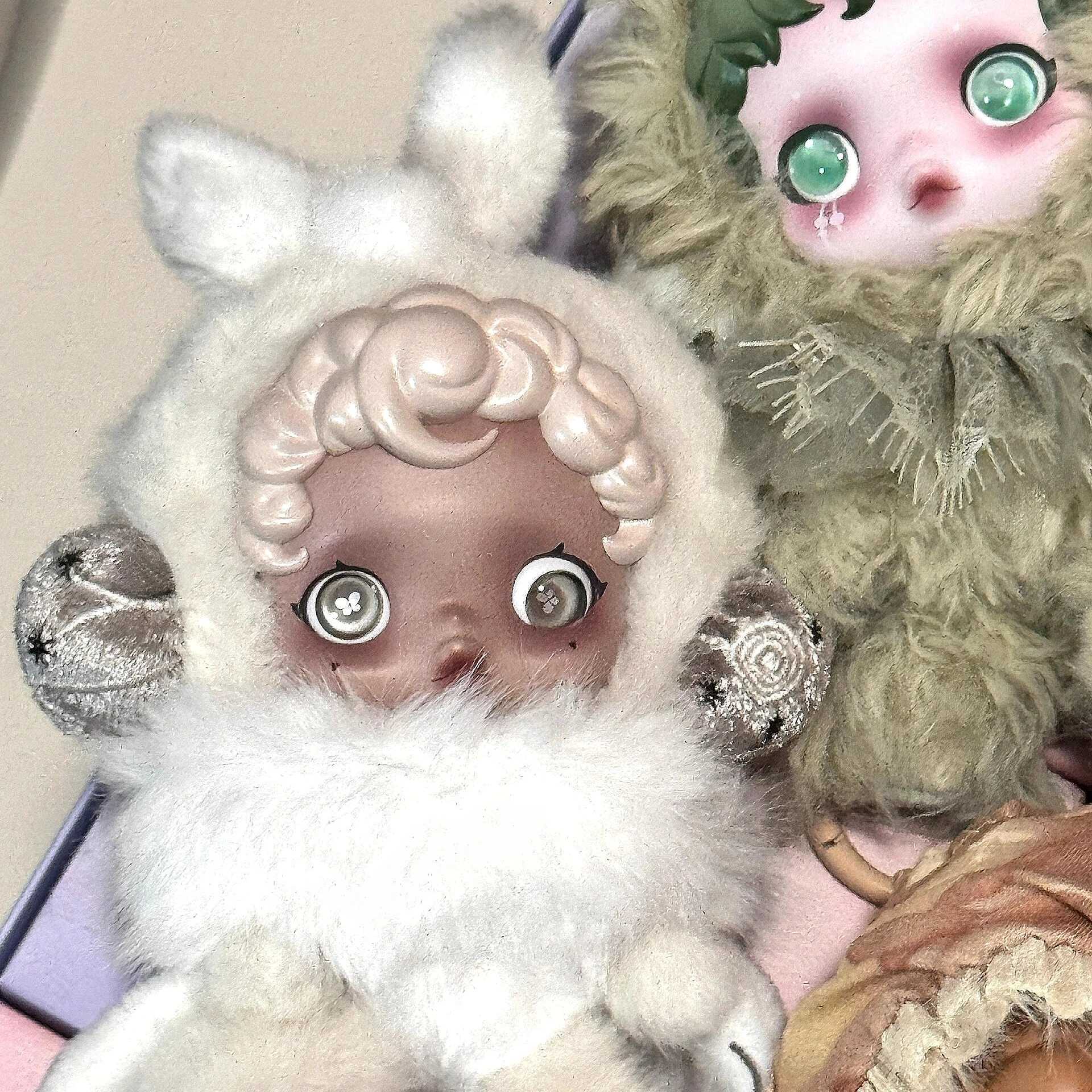 Genuine Skullpanda L Impressionnisme Series Vinyl Plush Blind Box Art Doll Model Decor Hanging Ornament Collectible Toy Fans Gift XJ250705