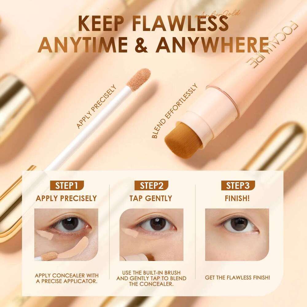 FOCALLURE 7 Colors Matte Base Foundation Cream Flawless Liquid Contour Concealer Waterproof Professional Face Cosmetic X250705
