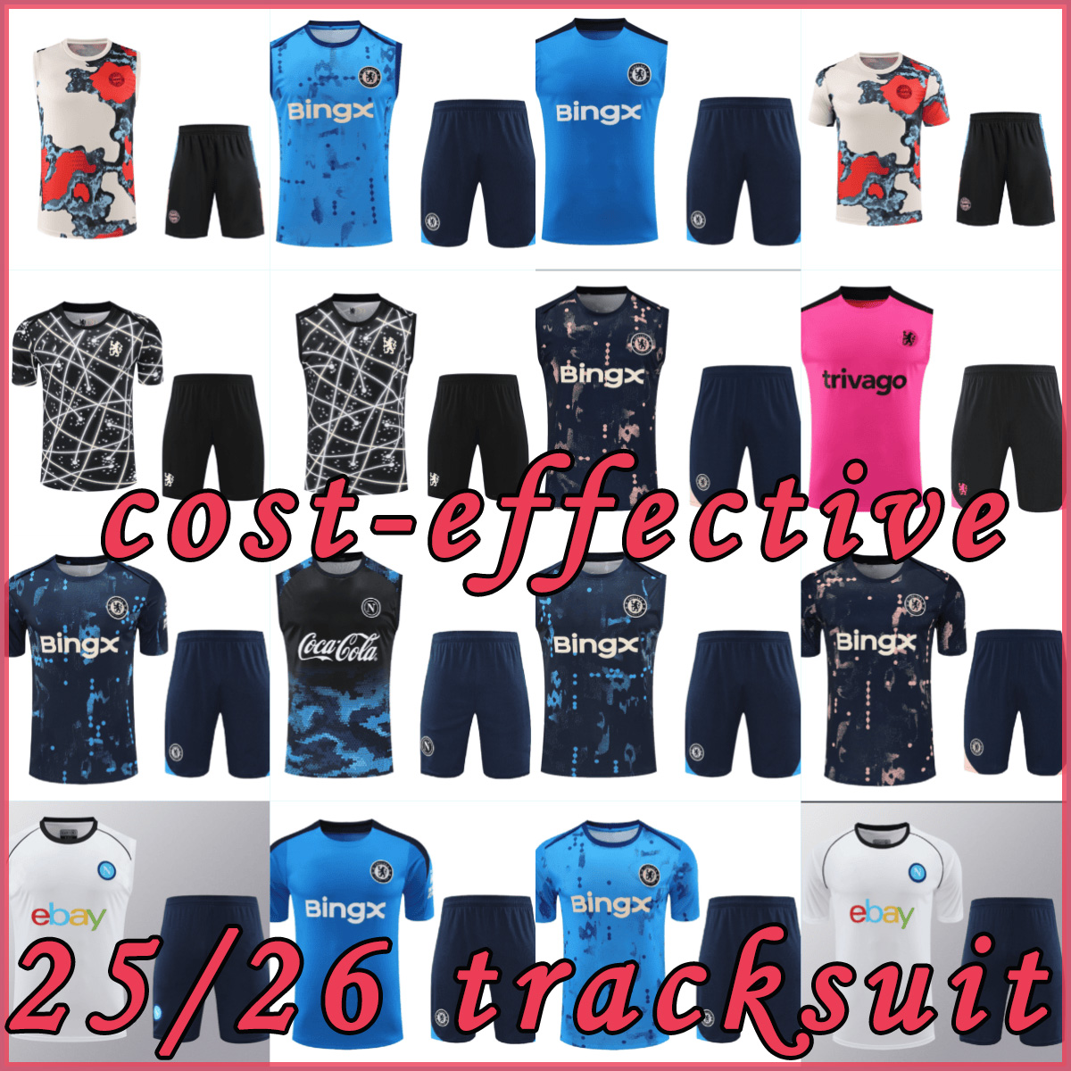 chelseas 25/26 tracksuit 24 25 26 training suit Short sleeved suit soccer Jersey kit uniform chandal adult sweatshirt Sweater men sets