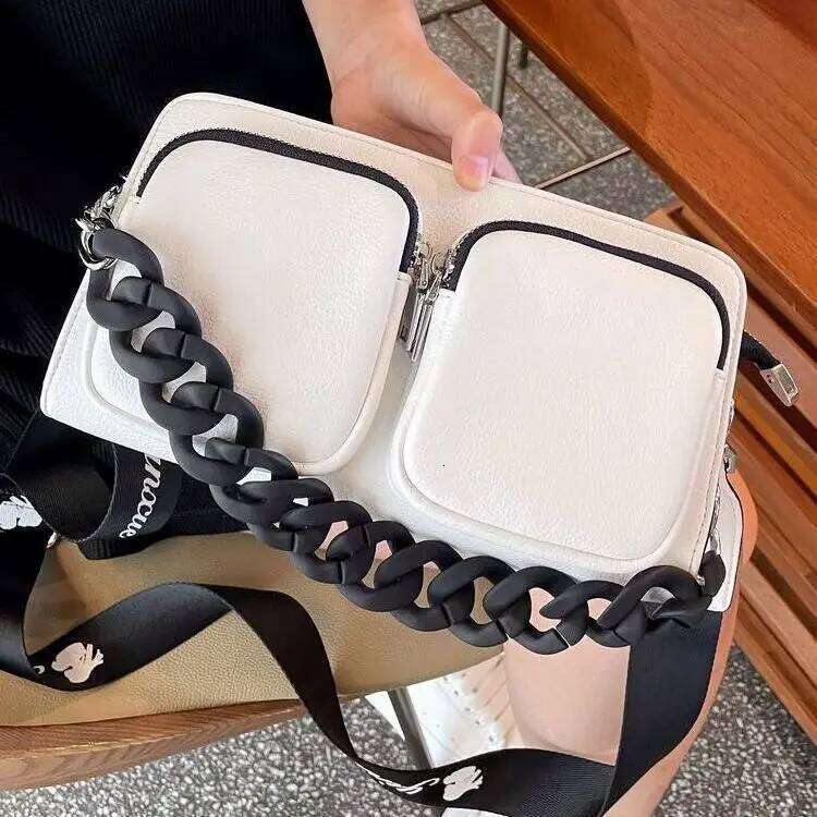 Shoulder For Women Designer Handbag Fashion Solid Color Crossbody PU Leather Female 2024 Concise Messenger Bag 2025/06/19 250706