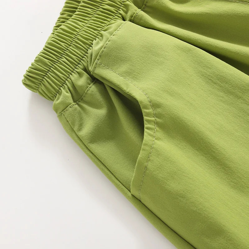 Summer Baby Boys 2PCS Clothes Set Muslin Thin Short Sleeve Hoodies Top For Infant Boys Loose Solid Shorts Suits Toddler Boy Sets 250729