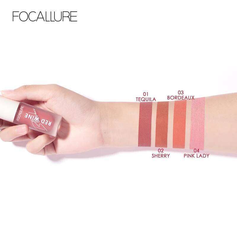 FOCALLURE Face Liquid Blusher Natural Looking Matte Cheek Blush Cream Make Up FA89 X250705