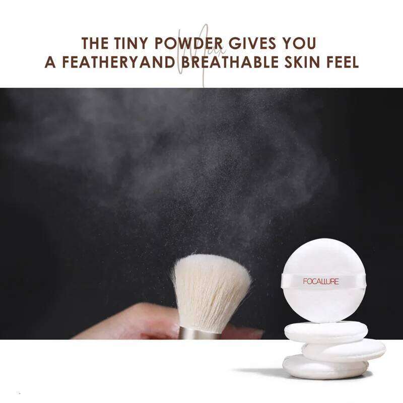 Wholesale FOCALLURE 4 Colors Minerals Face Loose Powder Waterproof Matte Setting Finish Makeup Oil-control Bake Women Cosmetics X2507
