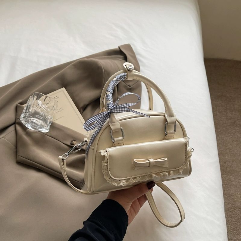 Women s bow trend bag spring and summer new fashion handbag bowling bag designer bag trend multifunctional women s crossbody bag