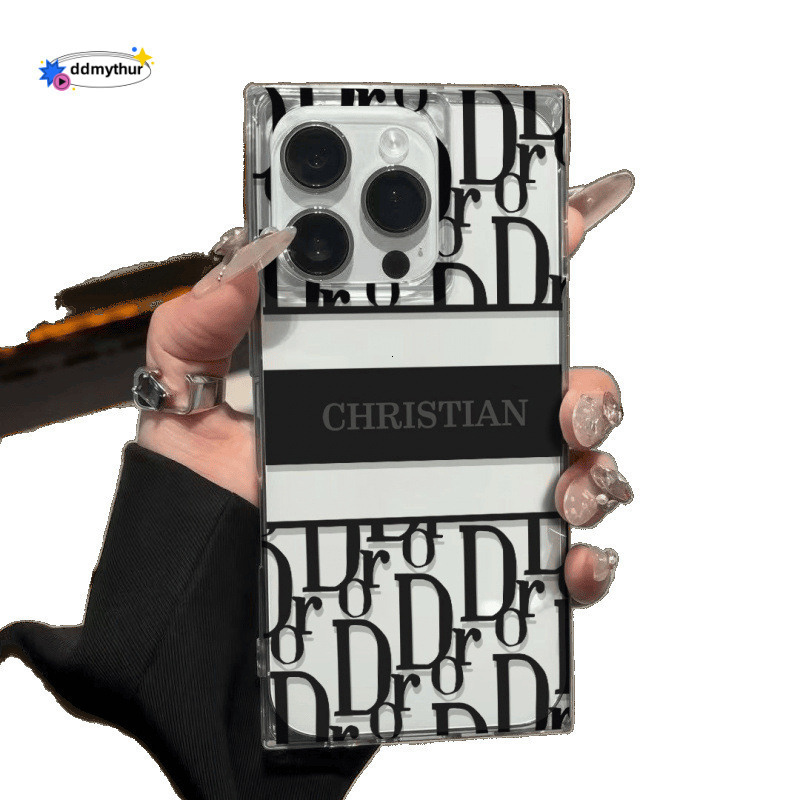Advanced English Text Ice Crystal Cube Compatible with Apple Phone Case ddmythur