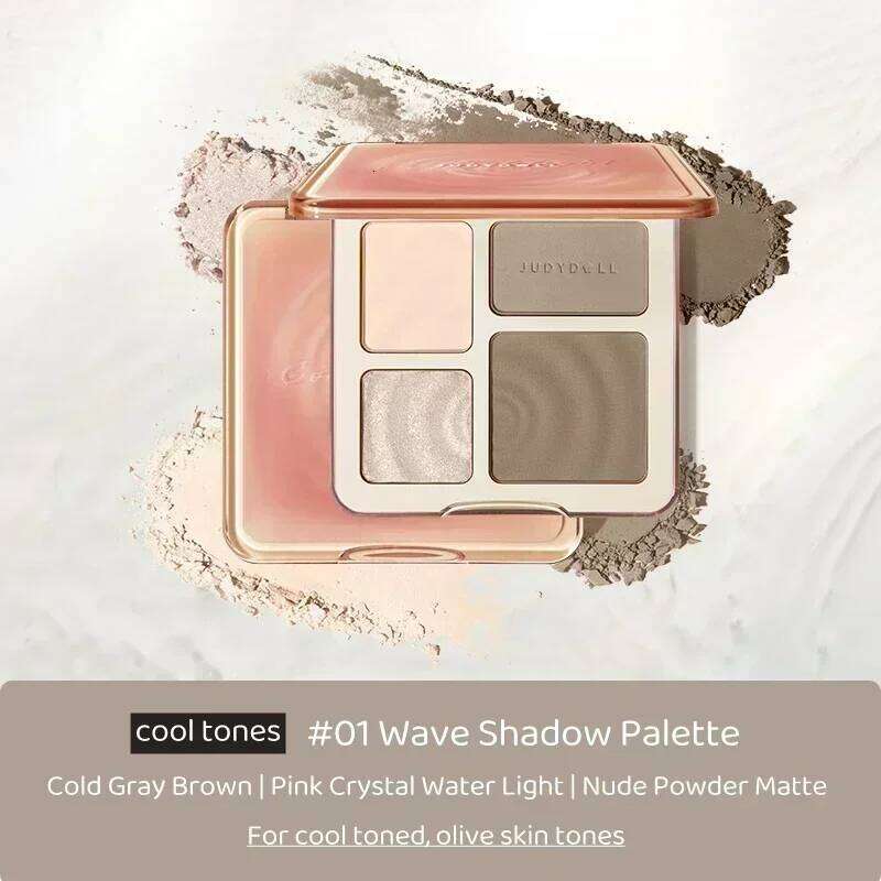 Judydoll 3d Highlighter Contour Bronzer Palette Nude Makeup Natural Color Rendering Long-Lasting Waterproof Cosmetics X250705 X250705