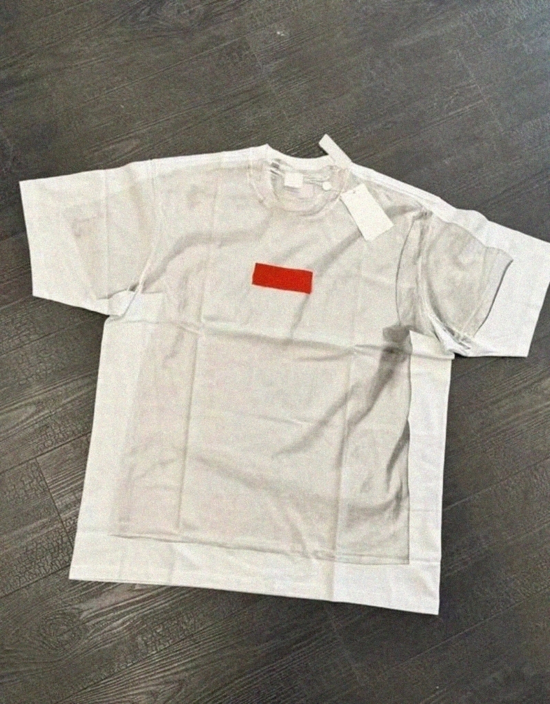 Designer superme shirt red brand for men women letter print short sleeves streetwear luxury tees graphic tee shirOLtJ#