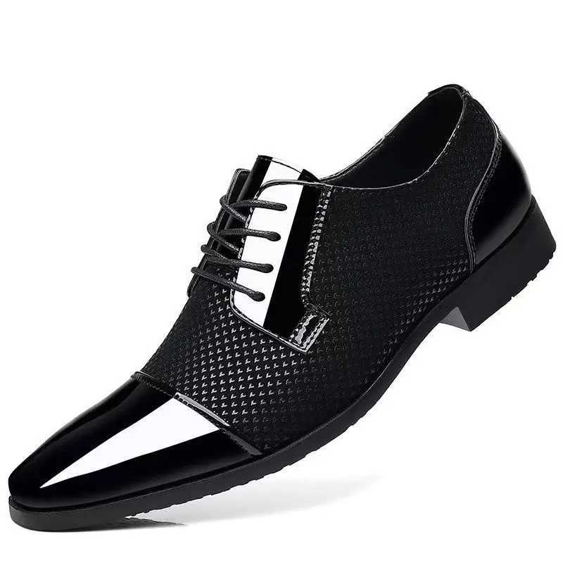 Dress Shoes Men Casual Business Pointed Toe Social Shoes for Men Breathable In Summer Leather Luxury Designer Clothing Low Price W250705