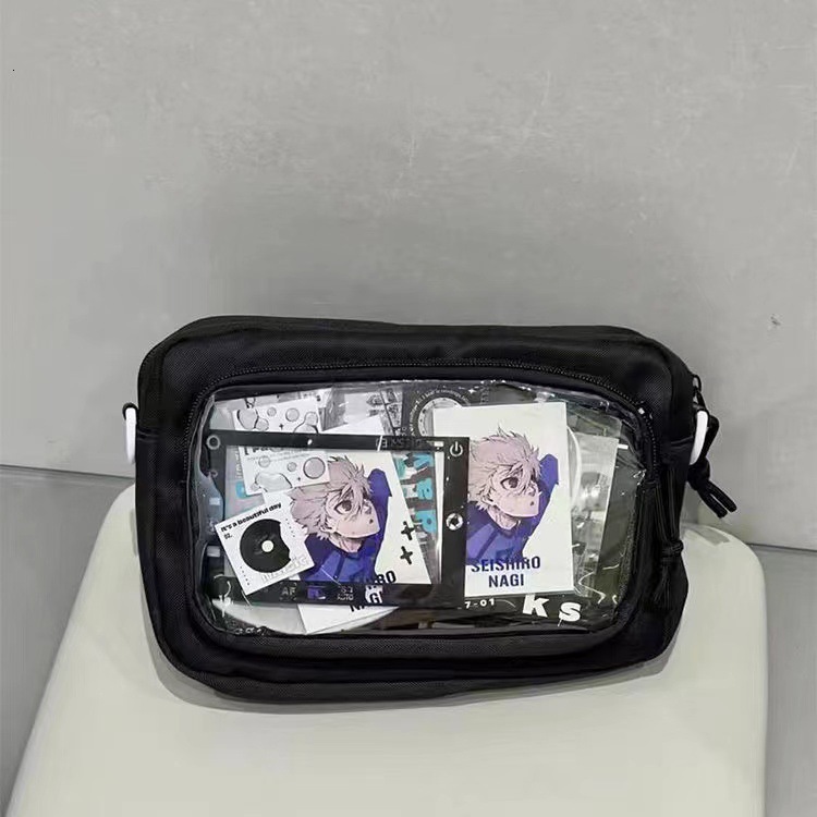 Cute girl multifunctional handbag crossbody bag designer trend bag anime transparent women s crossbody trend bag women s shoulder bag