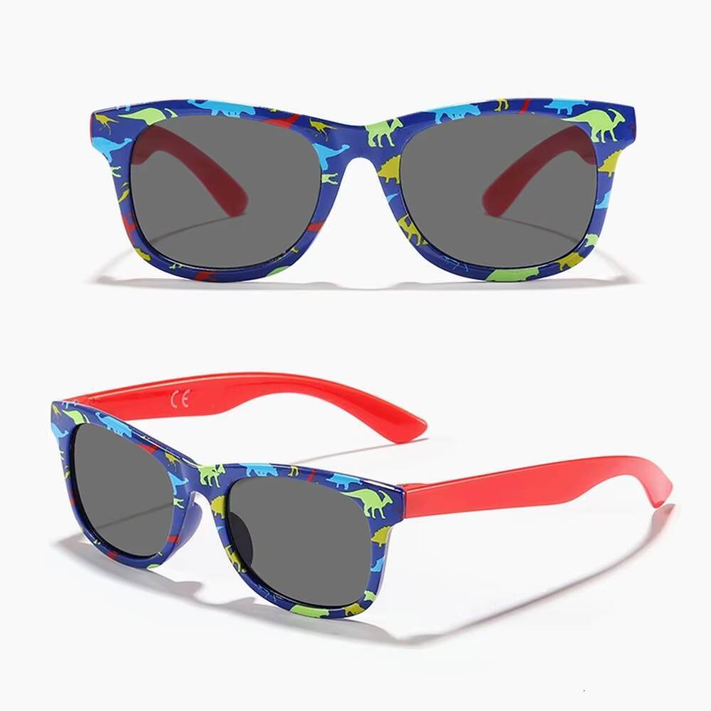 Cartoon Square Frame Dinosaur ChildrenS Shades Ultraviolet-Proof kids eyewear Sun Protection Sunglasses for Party ddmythur Z260305