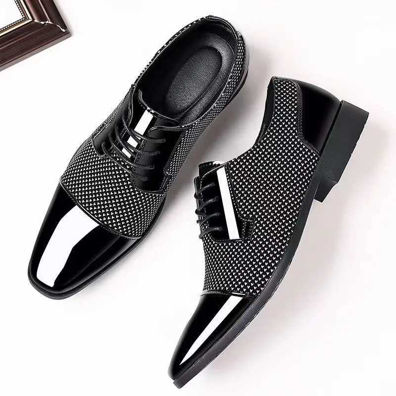 Dress Shoes Men Casual Business Pointed Toe Social Shoes for Men Breathable In Summer Leather Luxury Designer Clothing Low Price W250705