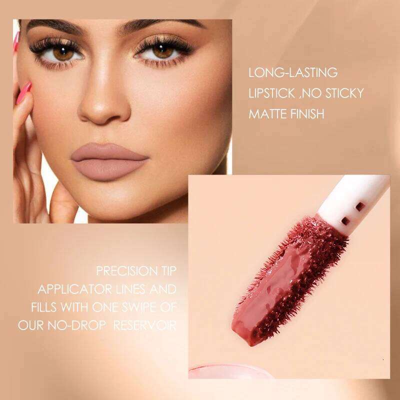 FOCALLURE Matte Liquid Lipstick Waterproof Long-lasting Lightweight Lip Gloss Glaze Lips Tint Makeup for Women's Cosmetics X250705