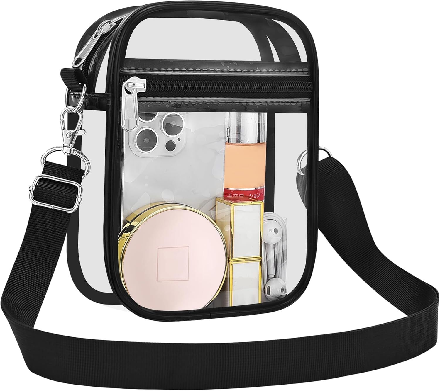 DHYMX Clear Purse Stadium Approved CrossBody designer bag Bag for Men and Women Support customization