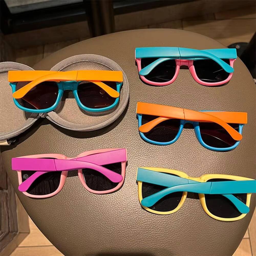 Trendy Outdoor Kids Square Frame UV 400 Foldable Sunglasses Shades for Toddler Boys and Girls ddmythur Z260305