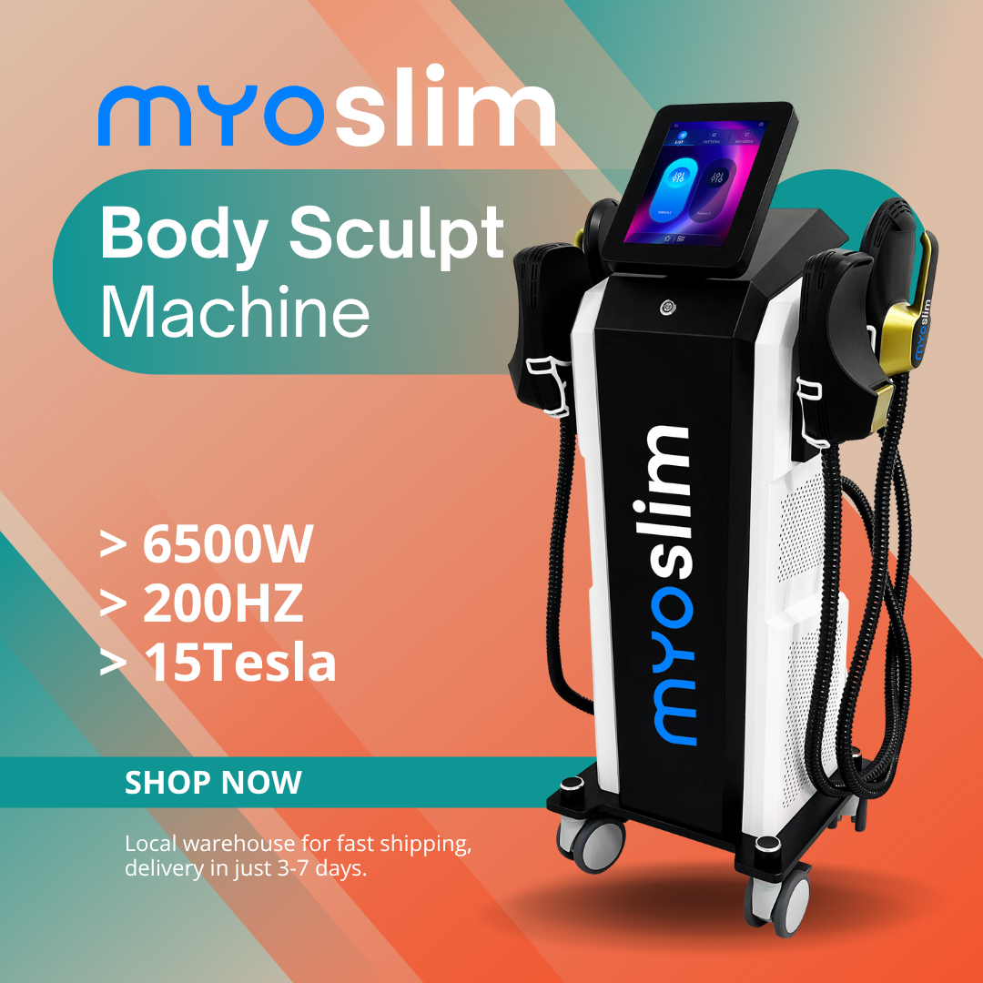 MYOSLIM Professional EMS Body Slimming Muscle Sculpt Therapy EMS Electromagnetic Muscle Stimulator Buttock Toning