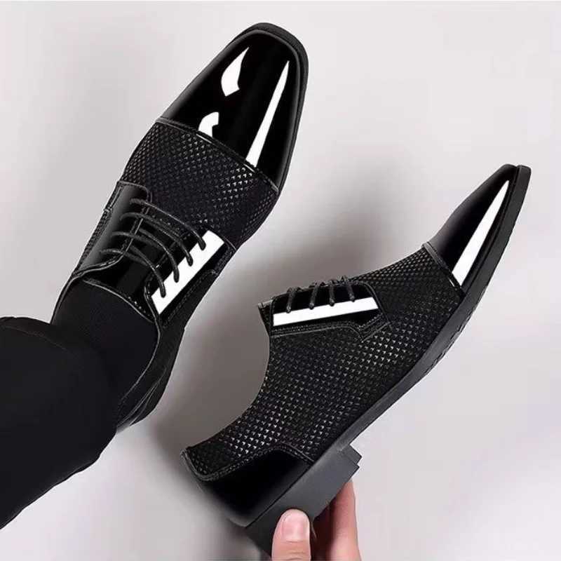 Dress Shoes Men Casual Business Pointed Toe Social Shoes for Men Breathable In Summer Leather Luxury Designer Clothing Low Price W250705