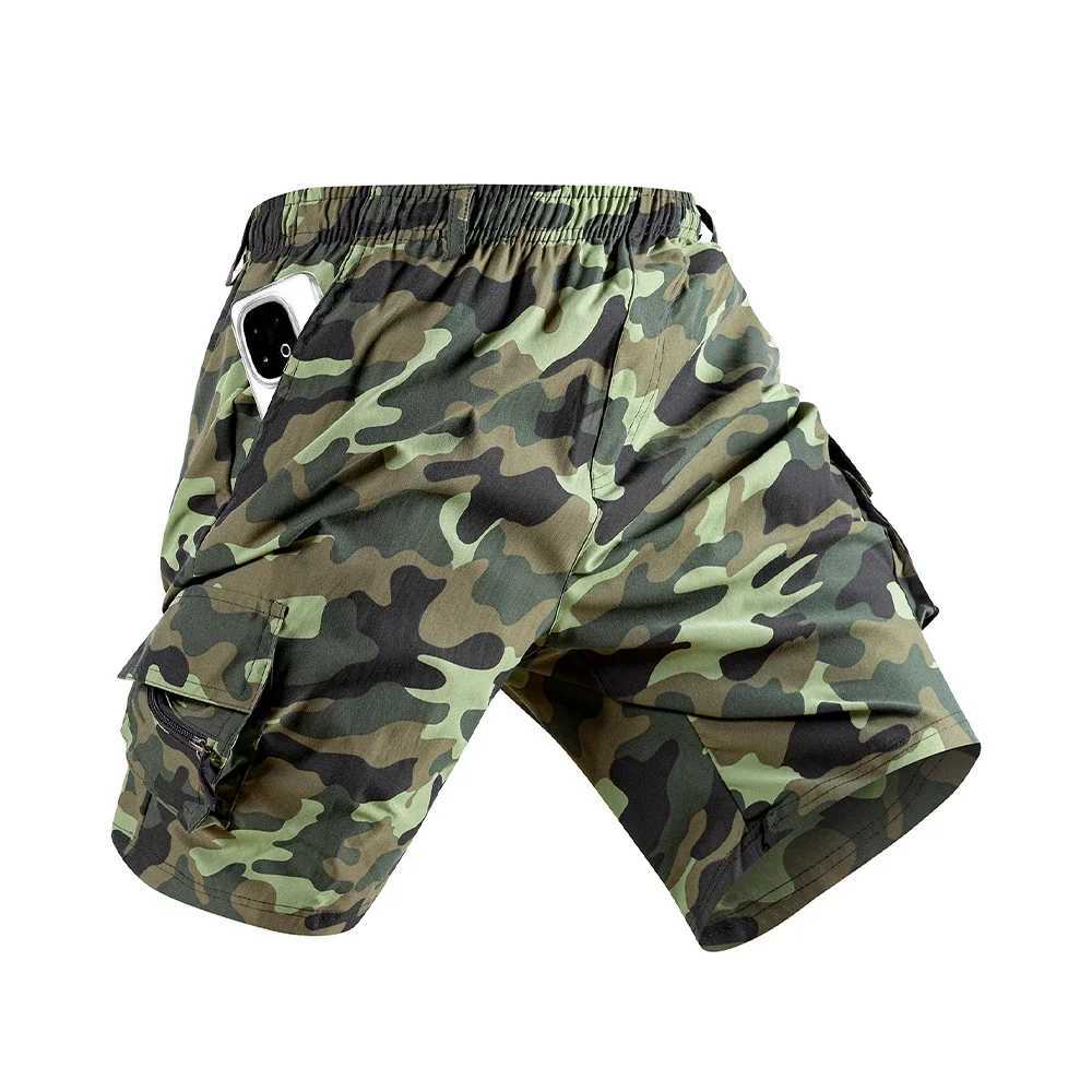 Mens Fashion - Forward Sports Casual Shorts - Cargo Design Summer Camouflage Ideal for Jogging Work and Hiking W250705