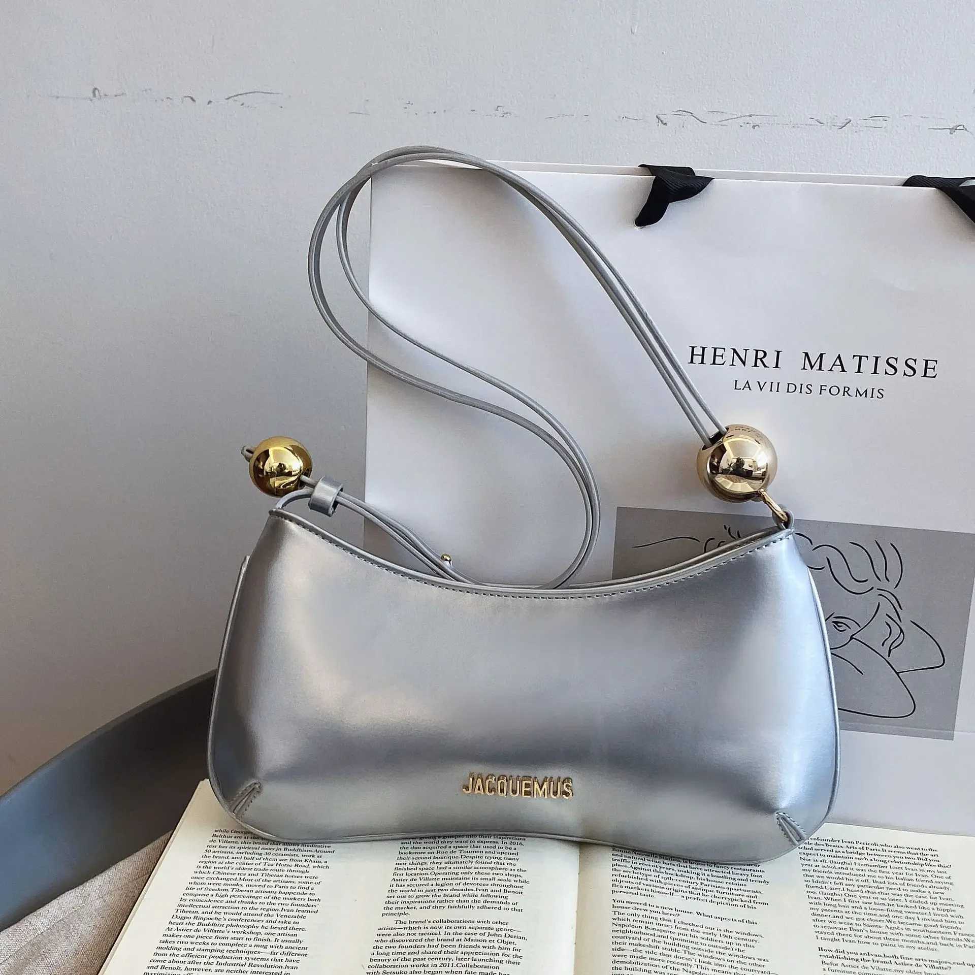 2025 Trendy! Spring/Summer Small Armpit Bag - Solid Color Soft Leather Shoulder/Crossbody/Handheld Stylish Essential Y250705