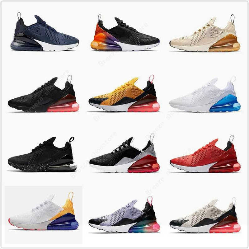 2025 New Designer Shoes Running Men Women 270 White Black Red Beige Pink Clear Sole Neon Yellow Speed Runner Trainer Flat Platform Casual Classic 270S Sneaker