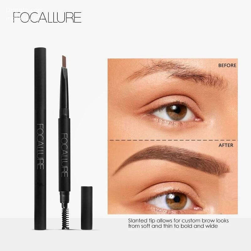FOCALLURE Eyebrow Pencil 3 Colors Precise Brow Definer Waterproof Makeup Black Brown Eye Brows Cosmetics for Women's Make up X250705