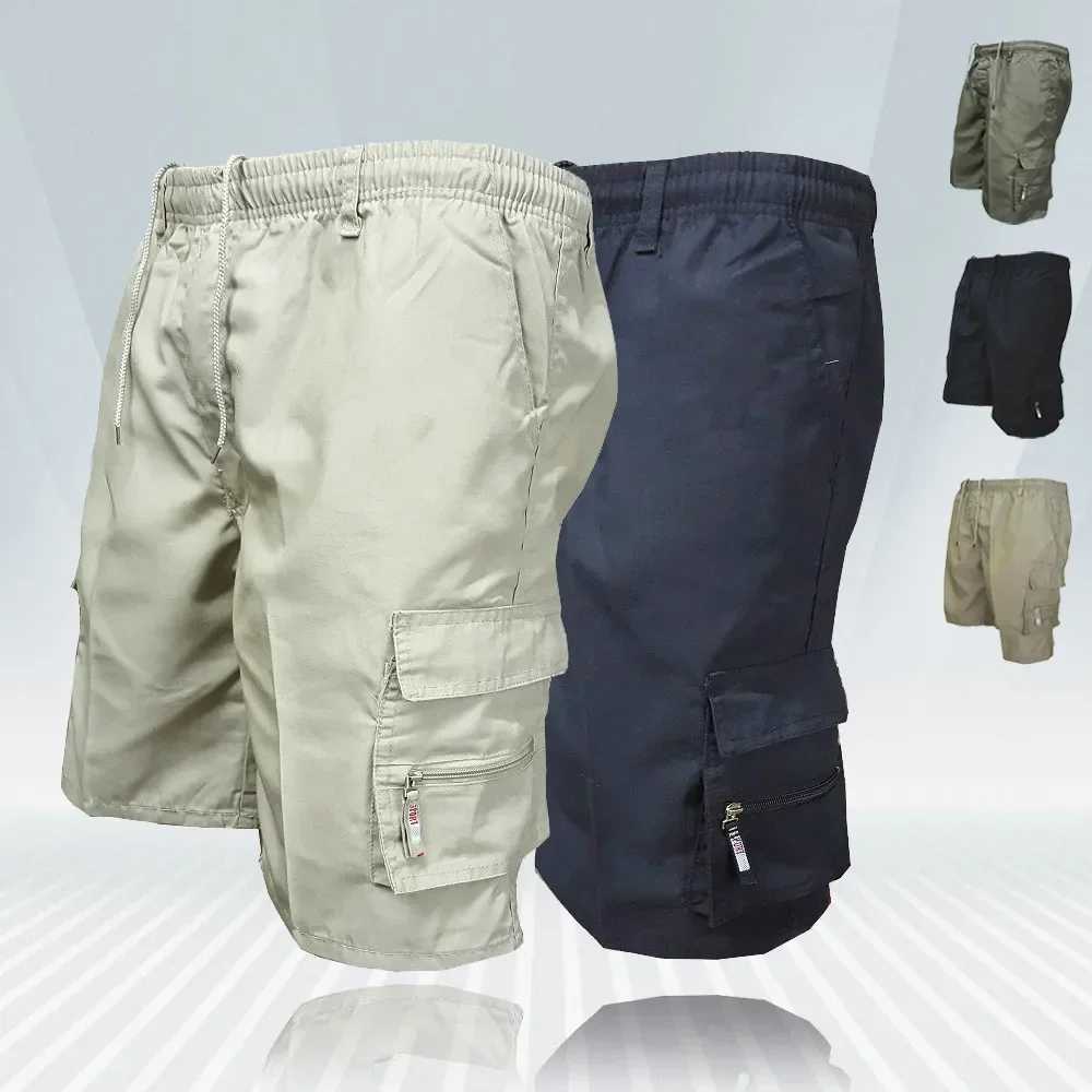 Fashion Mens Military Cargo Shorts Mens Tactical Pants Casual Big Pocket Sports Slacks Cargo Panels Trousers Plus Size for Male W250705