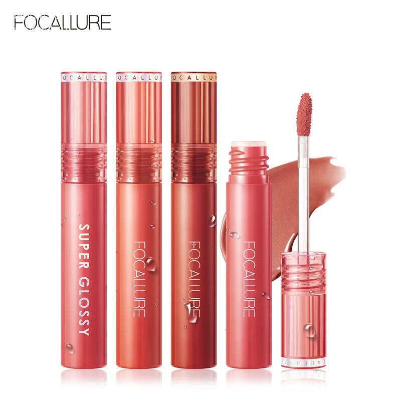 Focallure Shiny Nourish Lipgloss 17 Colors Long-Lasting Glossy Lipstick Waterproof Non-Stick Cup Cosmetic Moisturizing Lip Gloss X250