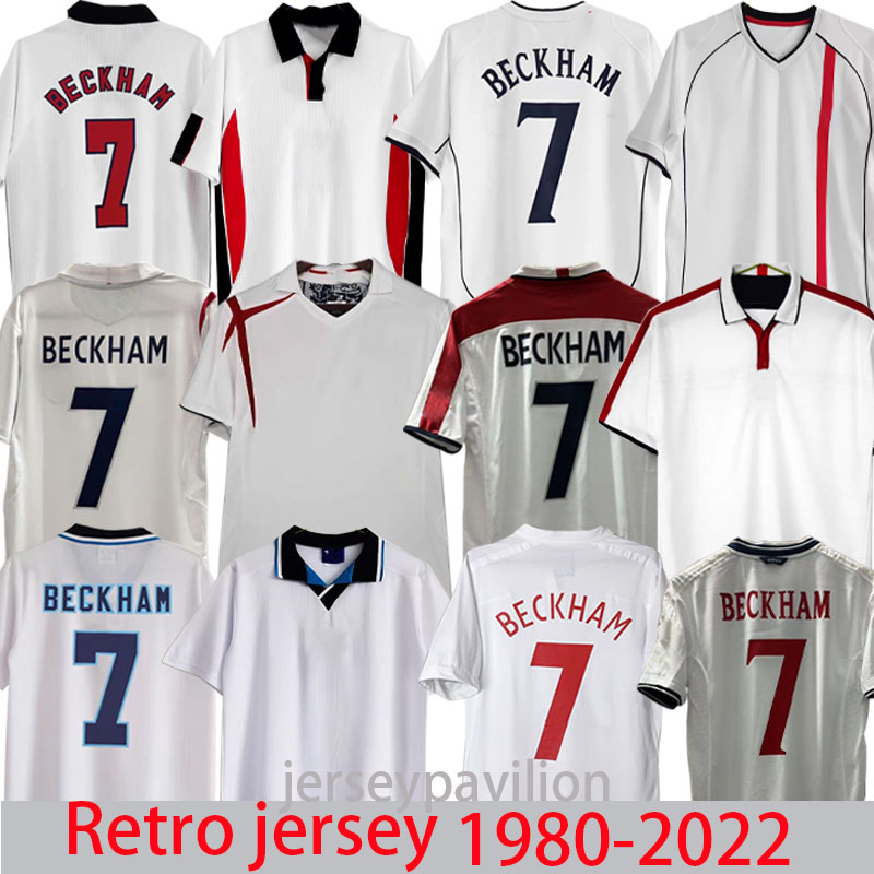England 1990 Retro Classic Soccer jersey 96 Euro GASCOIGNE SOUTHGATE ENGLANDs SHEARER OWEN 98 Kids Vintage Football shirts ROONEY GERRARD LAMPARD 2000 02 04 06