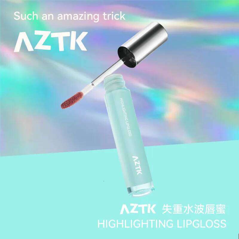 AZTK Highlighting Gloss Mirror Lip Glaze Jelly Lipstick Watery Non-sticky e Desire Moisturizing Hydrating Lips Makeup X250705