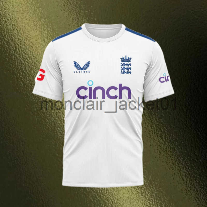 New ODI England Cricket Mens Womens Short Sleeve Jersey Limited Edition T-Shirt Youth Kids The Ashes Cricket Training Tee Tops J250705