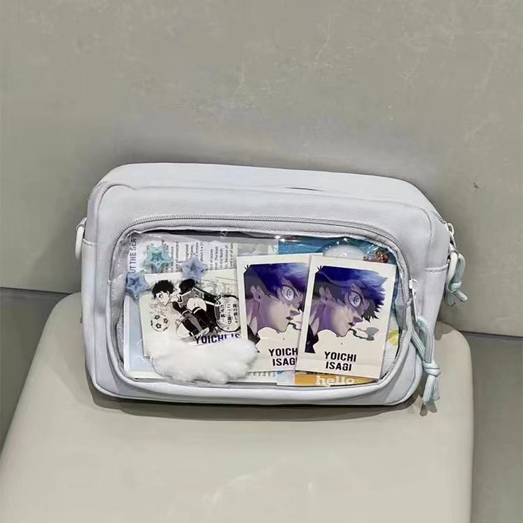 Cute girl multifunctional handbag crossbody bag designer trend bag anime transparent women s crossbody trend bag women s shoulder bag