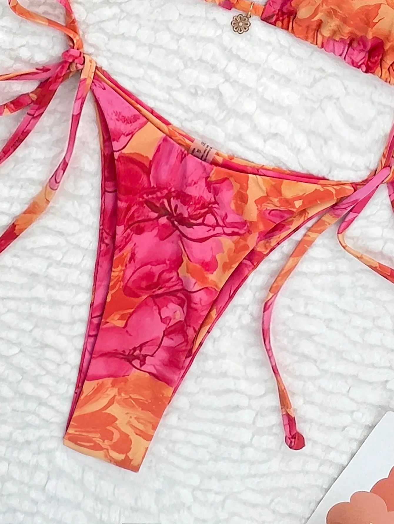 Bikini Set Contrasting Niche Design Trendy Fashion Seaside Vacation XJ250624