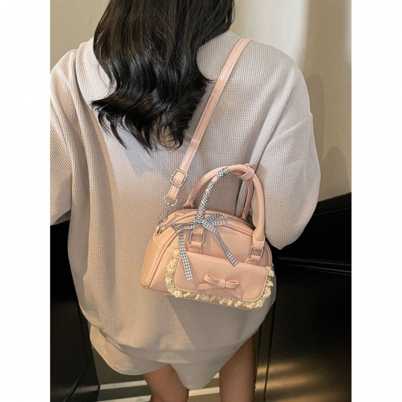 Women s bow trend bag spring and summer new fashion handbag bowling bag designer bag trend multifunctional women s crossbody bag