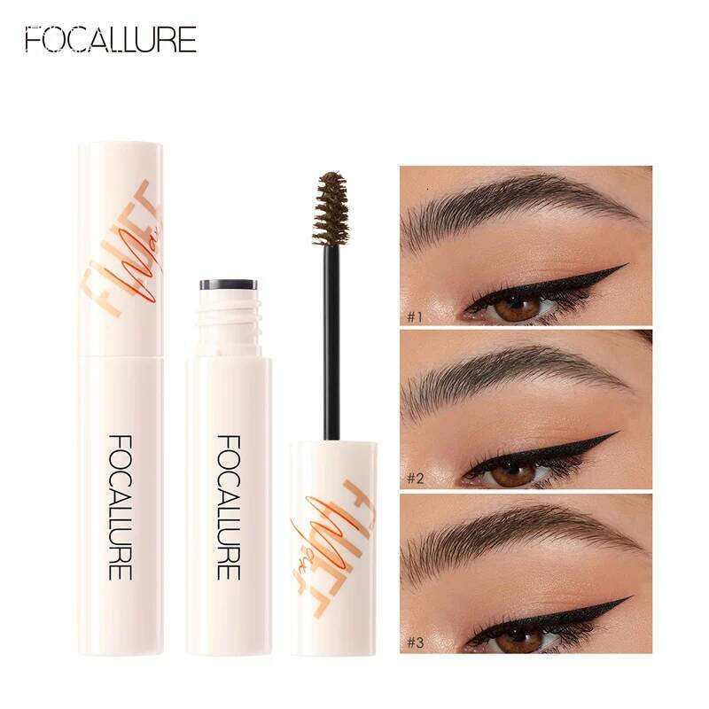 FOCALLURE Natural Brow Long Hold Waterproof Eyebrow Cream Hair Like Finish Wild Eyebrows Styling Gel Beauty Eyes Makeup X250705