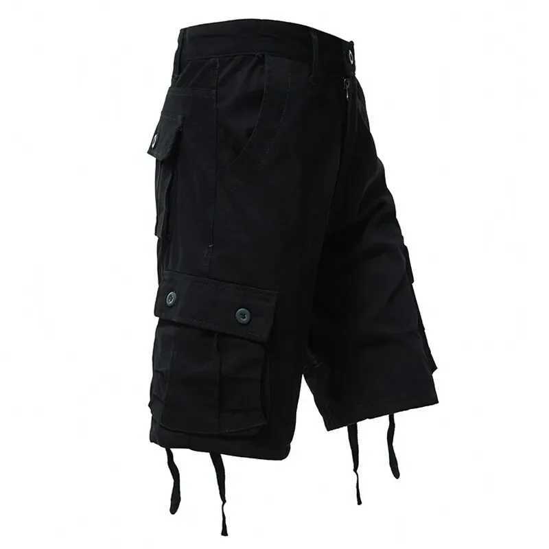 Summer New Street Style Cotton Shorts Cargo Casual Pants Loose Mens Shorts Men Clothing Shorts Men W250705